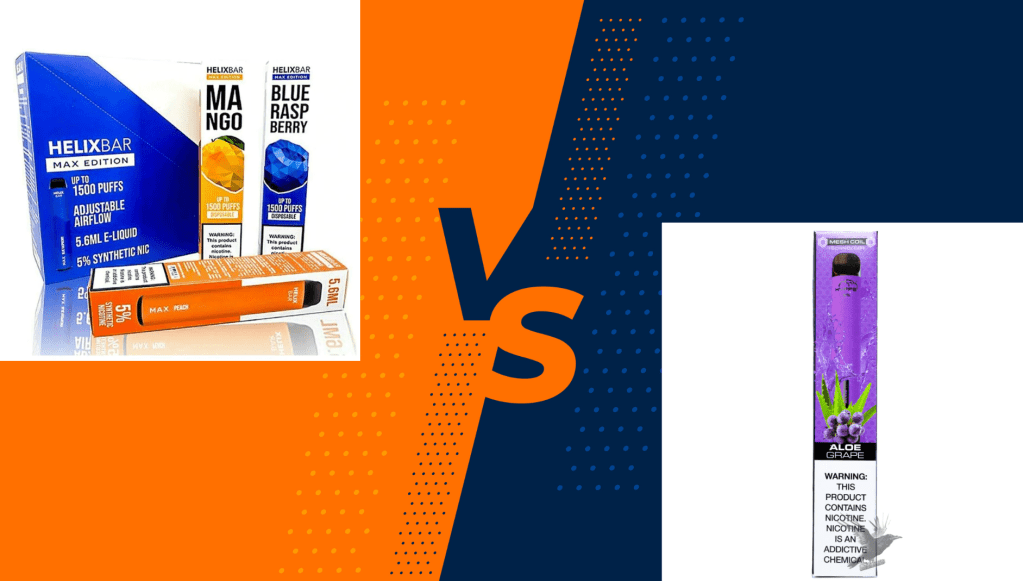 Helix Bar Max Disposable vs Hyppe Max Flow Disposable; What To&nbsp;Pick